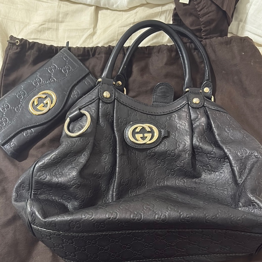 Gucci Black Women's Bag Set